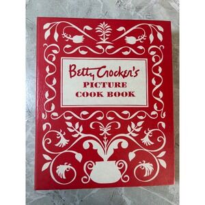 Vintage Cook Book Ephemera Binder Betty Crocker's 1950 Facsimile Edition 1998